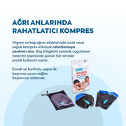 Migren ve Baş Ağrısı Giderici Başlık – Soğuk ve Sıcak Kompres Şapka